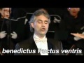 ANDREA BOCELLI AVE MARIA SCHUBERT Lyrics ...