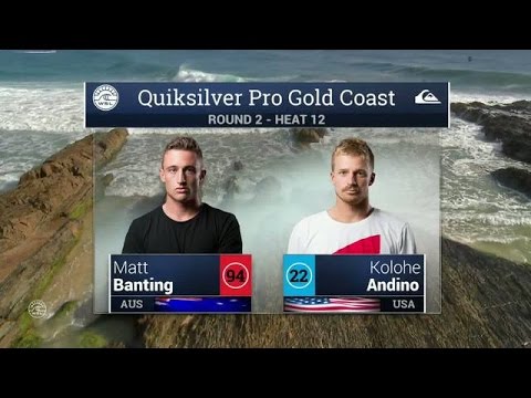 2016 Quik Pro: Round 2, Heat 12 Video