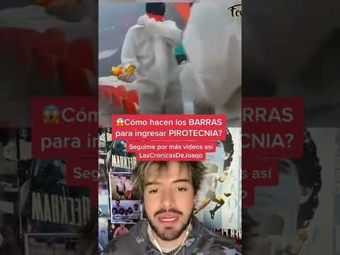 How do the BARRAS bring PYROTECHNICS into the STADIUM? 😮 | The secret of the Ultras flares