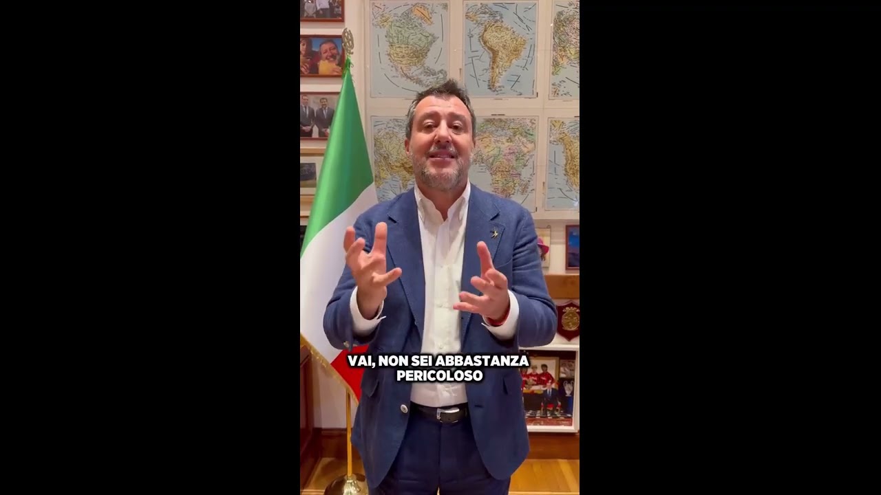 SALVINI: «LIBERATO YOUSSEF SIHER: IL GIUDICE PAGHERÀ SE CI SARANNO ALTRI DISORDINI?»
