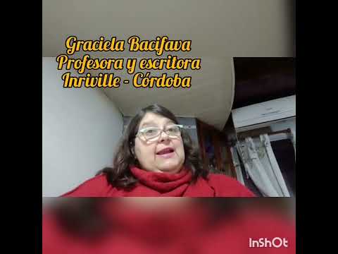 Graciela Bacifava - Profesora y escritora - Inriville (Córdoba)