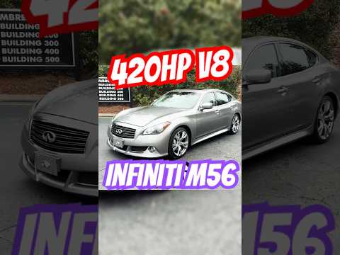 420HP V8 Infiniti sleeper. The M56. #infiniti #v8 #cars #sleeper #carreview #sportscar #luxurycar