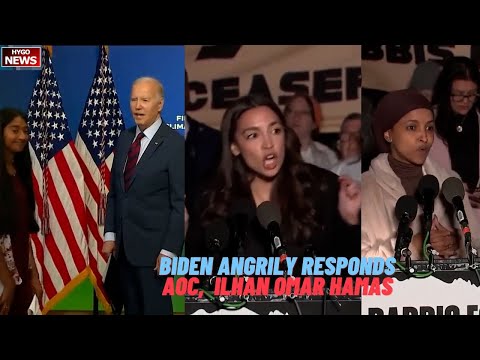 Biden Angrily Responds To Reporter For Hamas; Dem Cori Bush, AOC, Ilhan Omar on Israel & Hamas