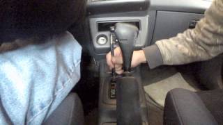 How to put a Toyota in neutral with Dead Battery