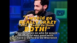 Cute Penn Badgley Interview. Lots of Gossip Girl questions Blake Lively, Chace Crawford, etc video