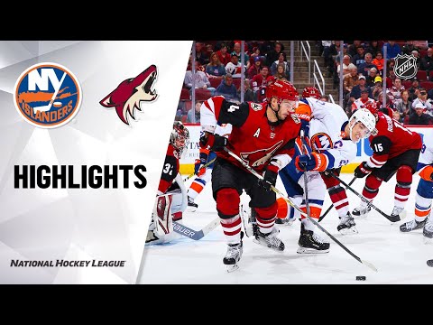 NHL Highlights | Islanders @ Coyotes 02/17/20