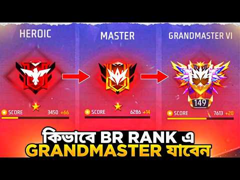 How to become a Grandmaster in Br Rank 😍 | Solo Rank Push Tips And Tricks 2026 🔥
