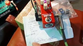 ส่งงานซ่อม shark mini distortion เสียบไฟผิดช็อทไหม้ k.ทิพย์สุดา(ลพบุรี)