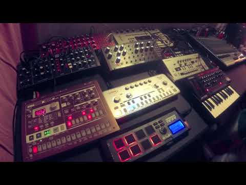 TT-303 TB-03 DFAM and Friends - Live Reggae Hardware Jam - 2019-02-12