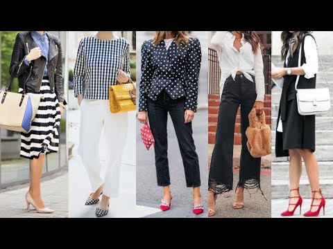 ATUENDOS SENCILLOS y ELEGANTES COMBINANDO 2 COLORES el BLANCO y el NEGRO