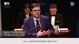  Rafał Pankowski – wystąpienie w debacie oxfordzkiej „Nienawidzimy obcych”, Warszawa, 17.04.2018. 