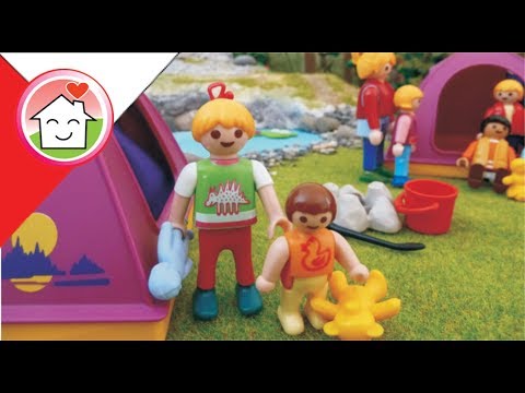 Playmobil po polsku Przedszkole na biwaku / Rodziną Hauserów