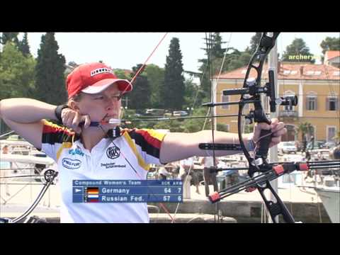 Germany v Russia – compound women's team gold | Porec 2009 Archery World Cup S2