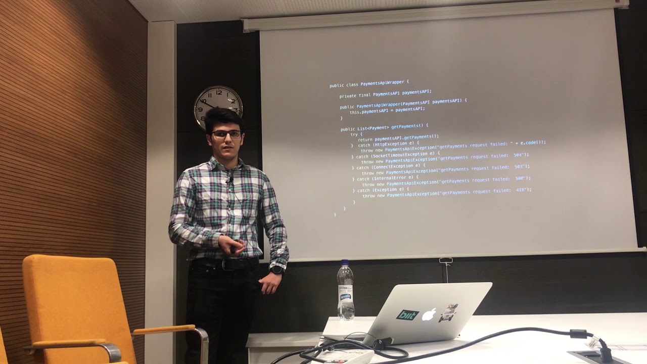 Error-handling presentation