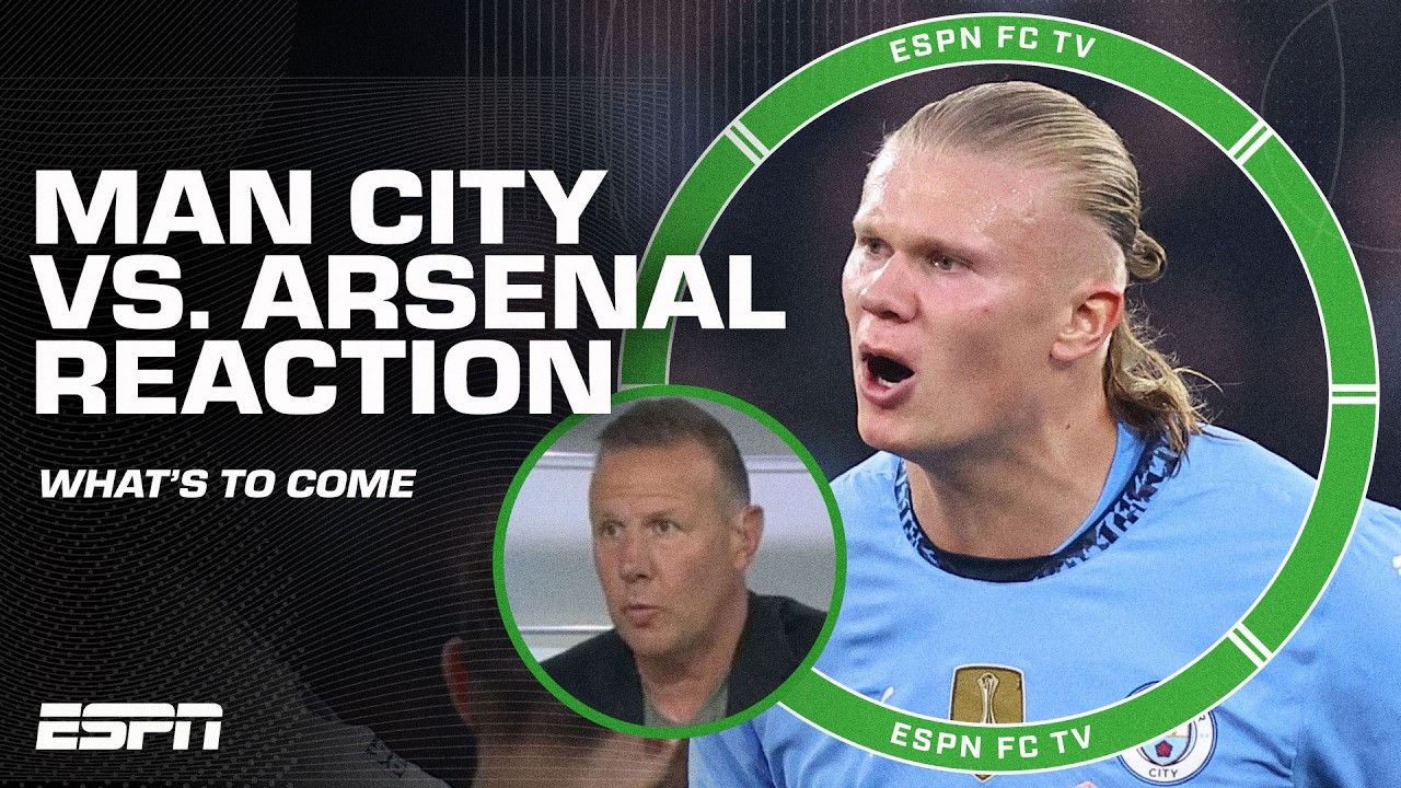 DRAMATIC RACE AHEAD 👀 Man City vs. Arsenal draw REACTIONS + What's to come this season 🔥 | ESPN FC