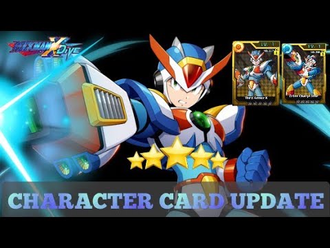 ROCKMAN X DIVE |  THIRD ARMOR X 5* CARD UPDATE