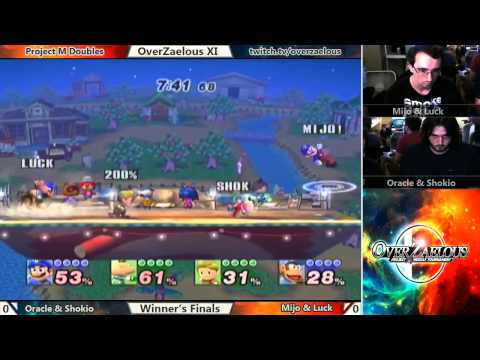 OverZaelous XI: PM Doubles - Oracle & Shokio vs. Luck & Mijo - Winner's Finals