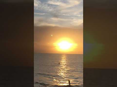 Atardecer, en playa de Palma