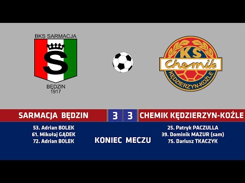 27.02.2021 - 11:00 / Sparing: Sarmacja Będzin 3:3 (0:2) Chemik Kędzierzyn-Koźle