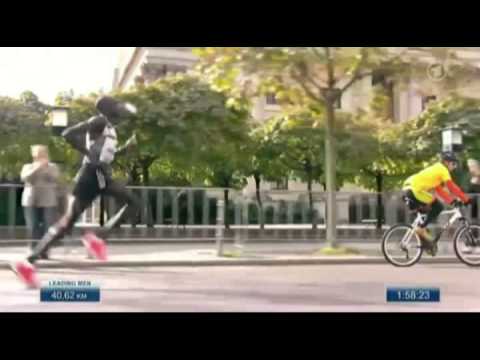 Dennis Kimetto Slow Motion 2014 Berlin Marathon