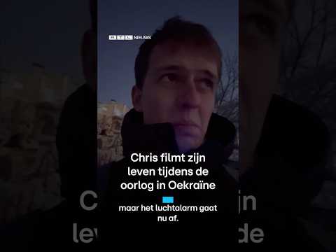 Chris filmt zijn leven tijdens de oorlog in Oekraïne | RTL Nieuws