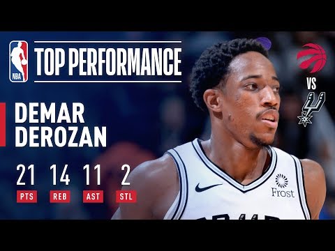 DeMar DeRozan Records FIRST CAREER TRIPLE-DOUBLE Against Toronto | January 3, 2019