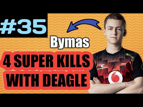 QUADRO KILLS FROM BYMAS! CS GO BEST MOMENTS | #35