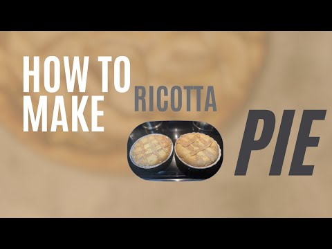 Old Italian Recipe: Authentic Ricotta Pie | Homemade Italian Dessert