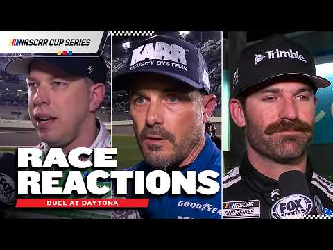 What Drivers Said After The Duel at Daytona | NASCAR Cup Series