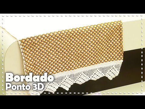 PONTO BORDADO 3D com Ana Maria Ronchel - Programa Arte Brasil - 26/03/2018