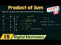 Product Of Sums Part 2 POS Form