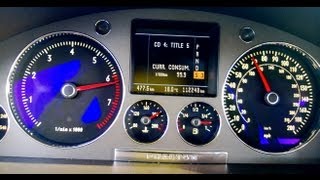 VW PHAETON W12 0-110 acceleration