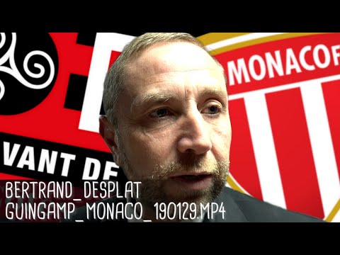 BERTRAND DESPLAT RÉAGIT APRÈS GUINGAMP - MONACO (2-2 ; 5-4) / Coupe de la Ligue - 29 janvier 2019