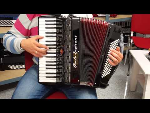 Klangprobe Akkordeon Paolo Soprani Professionale 37/96 tipo a mano