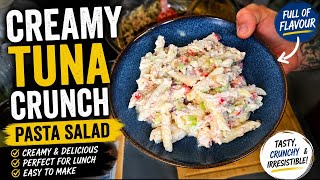 Creamy Tuna Crunch Pasta Salad 🐟 | Easy Summer Family Recipe | Feeds 4 + 4 Lunches