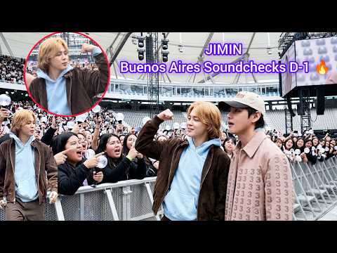 🔴 Jimin's Soundcheck Entrance in Buenos Aires BROKE the INTERNET 🔥 Argentina Day-1