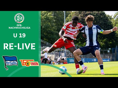Hertha BSC U 19 vs. 1. FC Union Berlin U 19 | RE-LIVE | U 19-DFB-NACHWUCHSLIGA 25/26