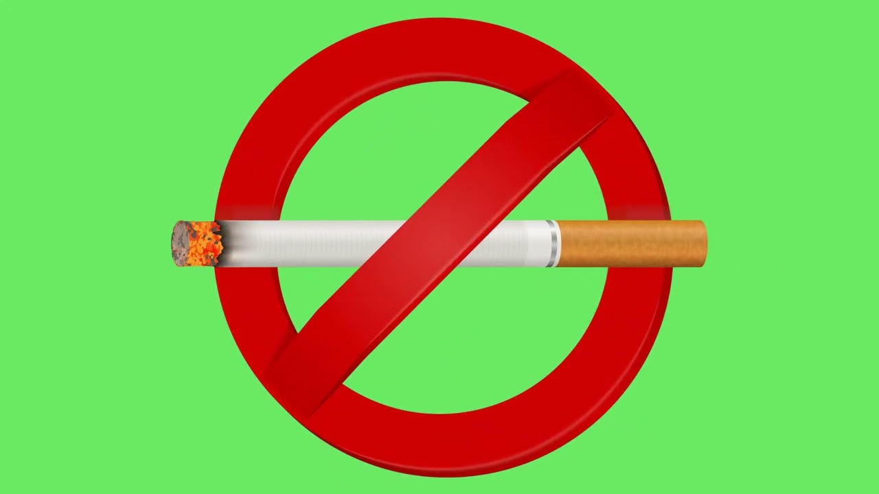 No smoking sign animation 4K video free download
