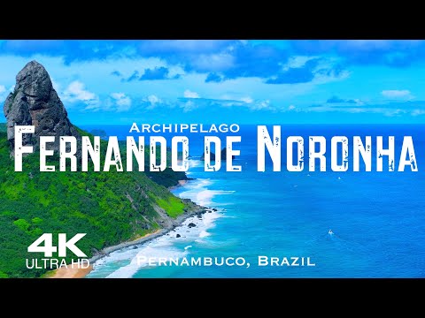 FERNANDO DE NORONHA 🇧🇷 Drone Aerial 4K | Pernambuco Brazil Brasil