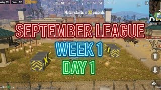 40€ PRIZEPOOL #1 8DAYS SEPTEMBER LEAGUE 📍 2 MATCHES EVERY SATURDAY SUNDAY 📍 PUBG MOBILE CUSTOM ROOM🔥