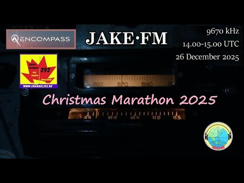 Jake-FM 9670kHz 14.00-15.00UTC Dec.26-2025