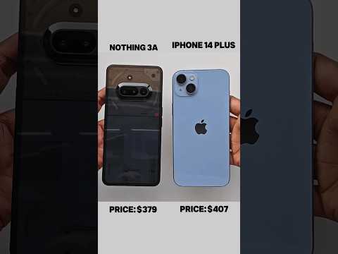 Nothing Phone 3a vs iPhone 14 Plus &ndash; Ultimate App speed up