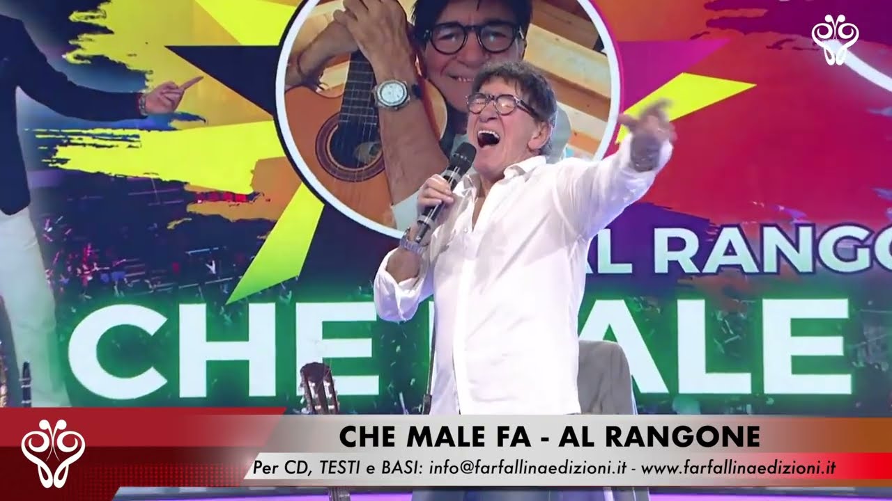 AL RANGONE - CHE MALE FA (cumbia reggaeton) Ospite a Canale Italia SPECIALE FARFALLINA in TV