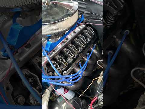 Little valve train action, Comp Cams stamped 1.6 rockers on the #RedRat2.0’s 310ci SBF #sn95mustang