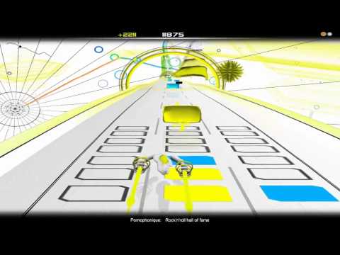 Let´s Audiosurf 8 Bit Tunes #02 [HD] -Pornophonique / Rock´n roll Hall of fame -