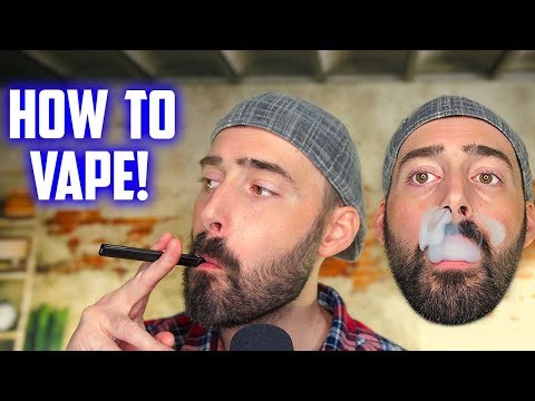 Part of a video titled HOW TO VAPE! Vape Tutorial! Beginners Guide To ... - YouTube