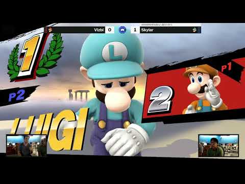 The Smash Lab 143 Winners Quarter Finals - Skylar (Luigi Cyan) vs Vizbi (Luigi Orange)