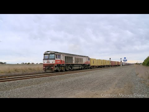 7922V SCT / SBR Dooen To Melbourne Container Train With CSR007 (8/8/2024) - PoathTV