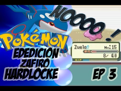 POKEMON ZAFIRO HARDLOCKE EP 3. UN LIDER RANDOM