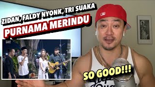 Download lagu PURNAMA MERINDU - Siti Nurhaliza (Cover) by ZIDAN, TRI SUAKA, FALDY NYONK | HONEST REACTION! mp3
